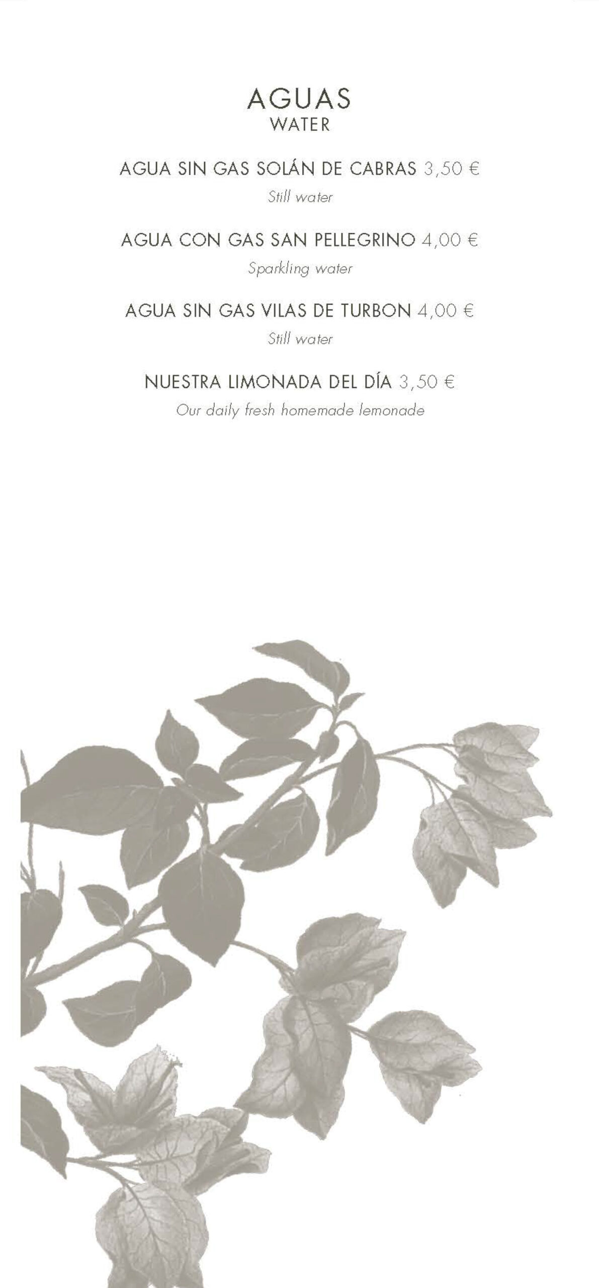 carta aguas